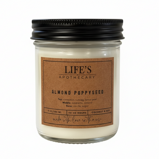 Almond Poppyseed Farmhouse Candle