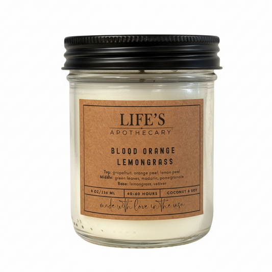 Blood Orange Lemongrass Farmhouse Candle