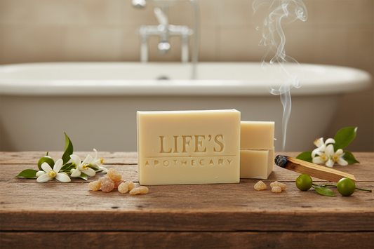 Frankincense, Palo Santo & Petitgrain Bar Soap