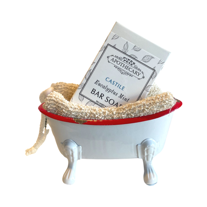 Bathtub Dish & Soap Gift