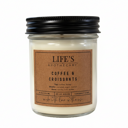 Coffee & Croissants Farmhouse Candle