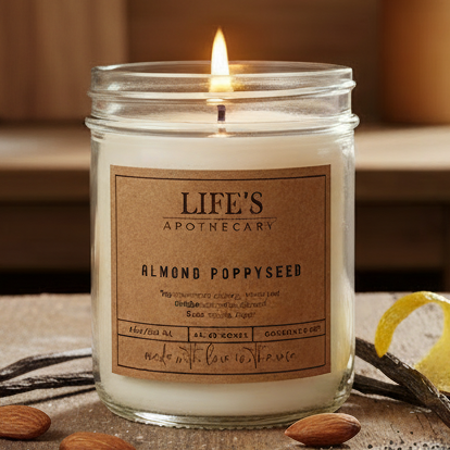 Almond Poppyseed Farmhouse Candle