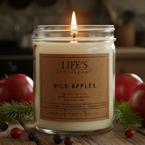 Wild Apples Farmhouse Candle