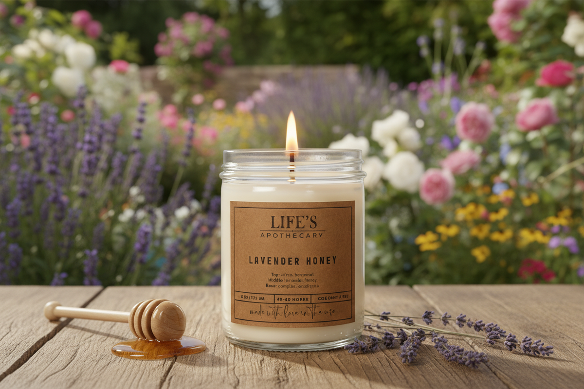 Lavender Honey Farmhouse Candle