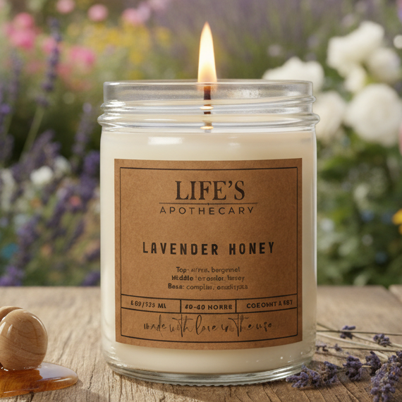 Lavender Honey Farmhouse Candle